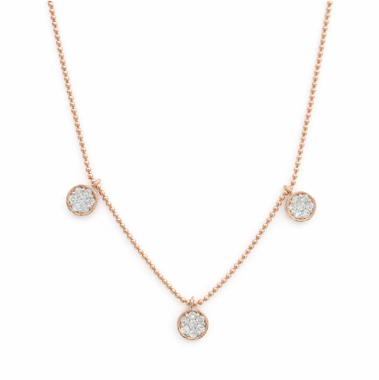 Trinity Diamond Station Necklace-03