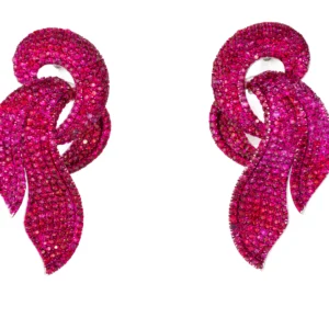 pavé pink sapphire