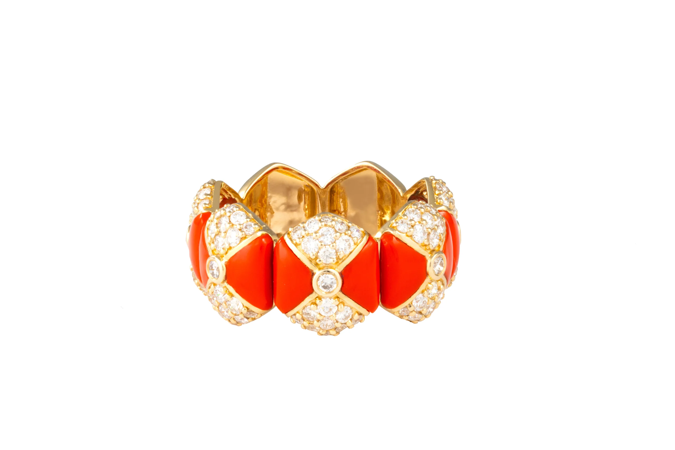 Zuri Coral Ring