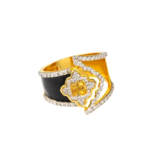 Luxe Noir Ring Band
